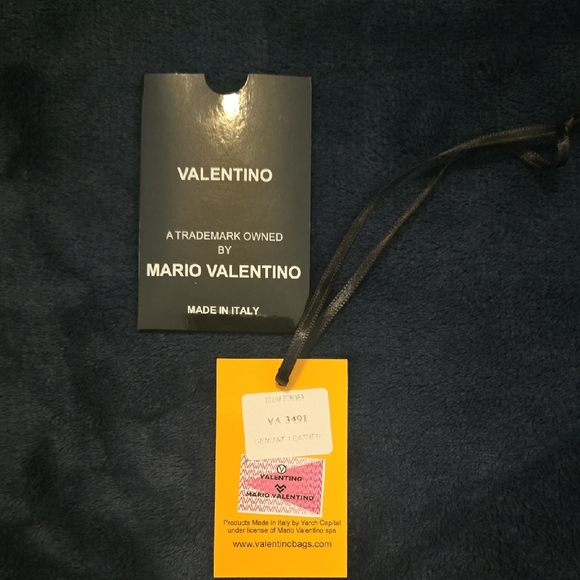 Valentino By Mario Valentino Black and Gold Crossbody Bag - Picture 7 of 7